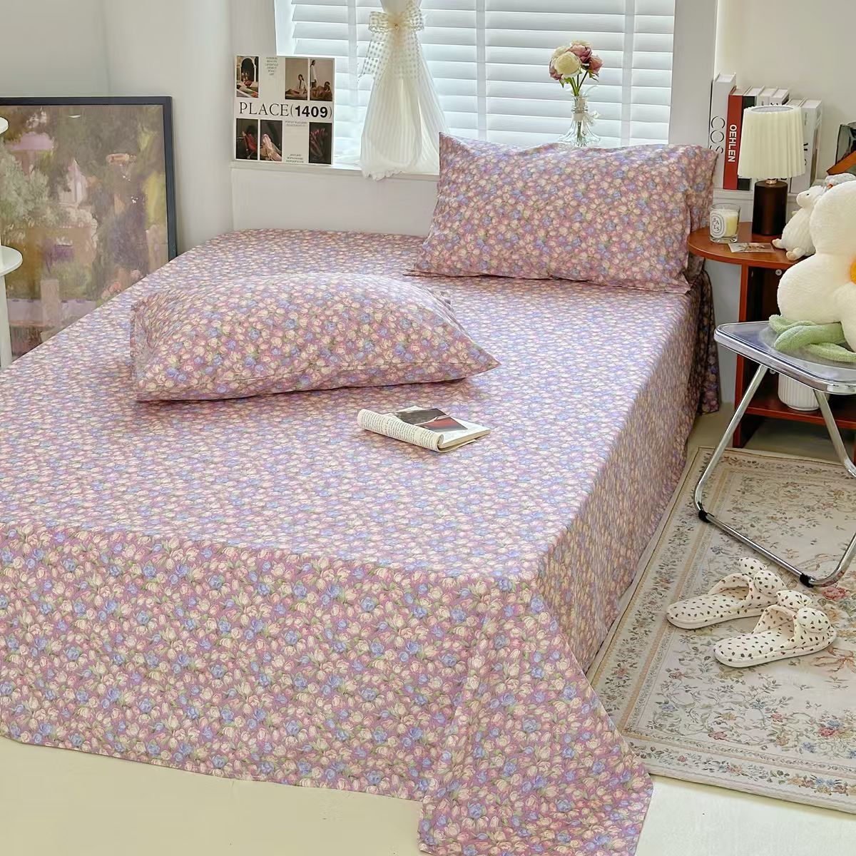 【富士商店】高端INS风小碎花全棉单床单