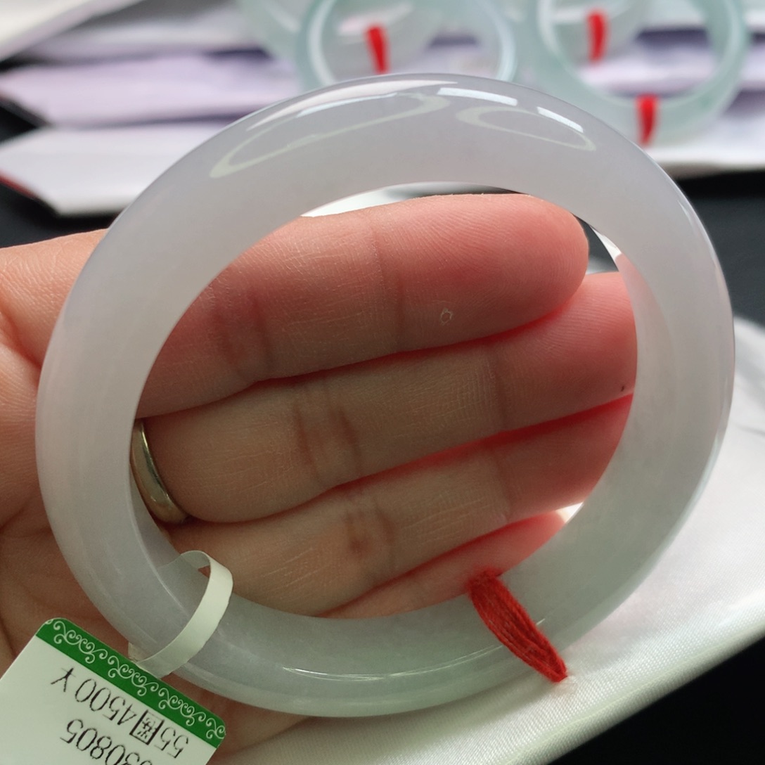 翡翠手镯未镶嵌缅甸55