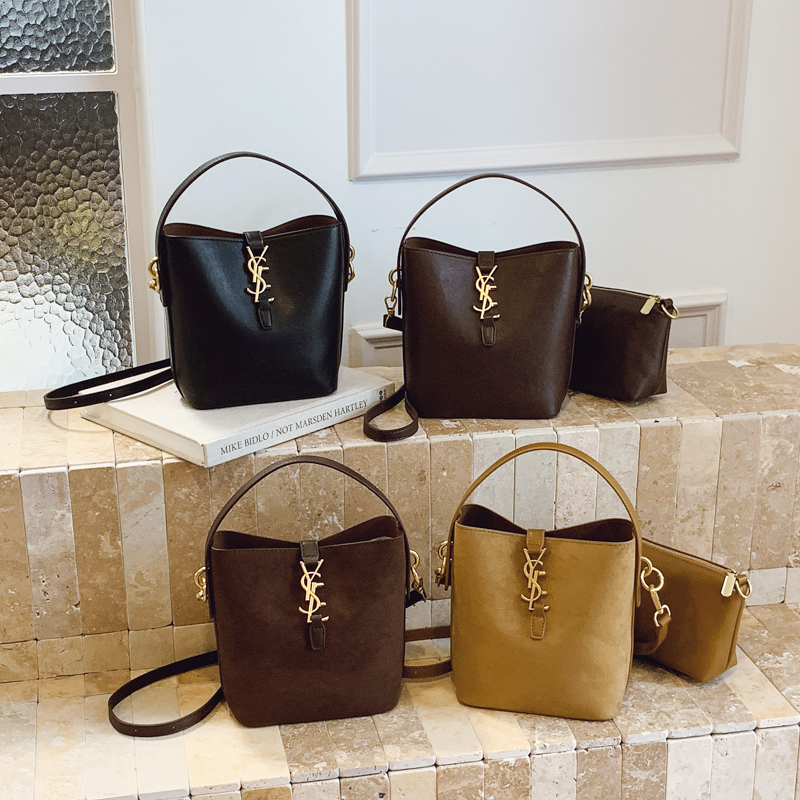 【SY027】YS1-A1-时尚休闲手提水桶包高级感小众百搭单肩斜挎包