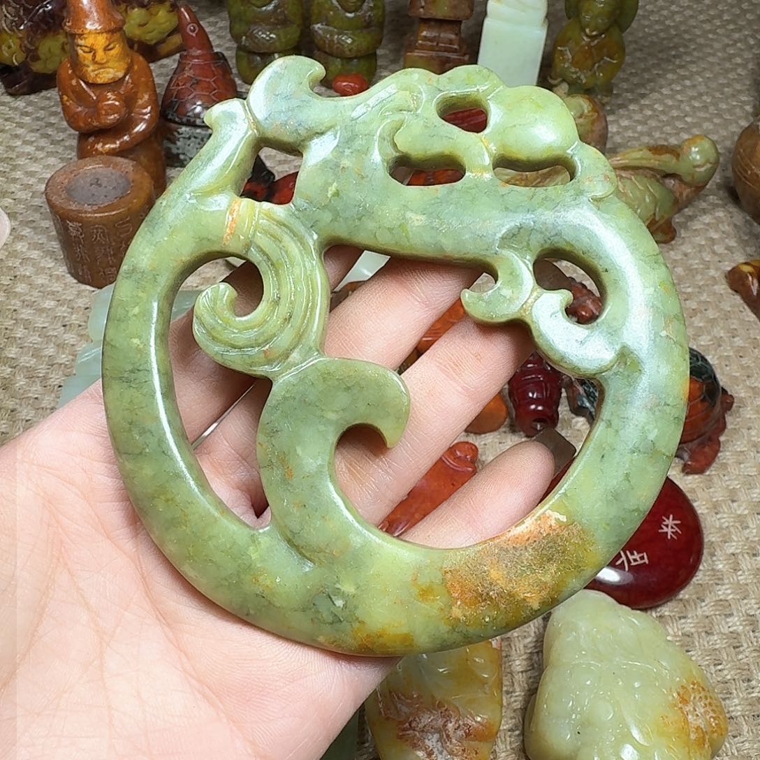 白玉菩提手串挂件