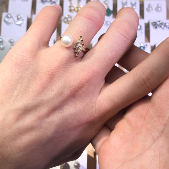 淡水珍珠耳饰银S925镶嵌