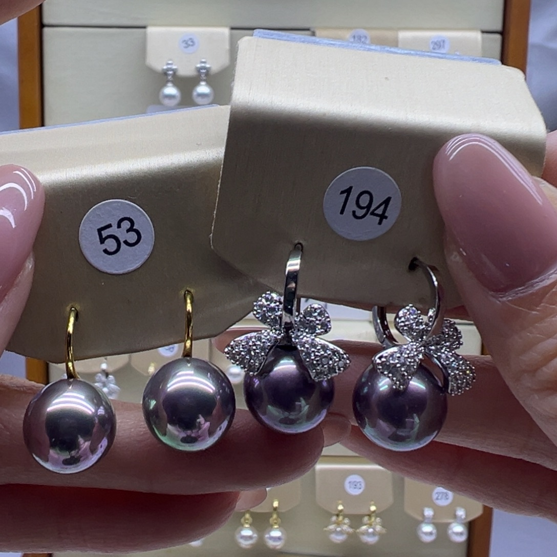 未镶嵌淡水珍珠耳饰