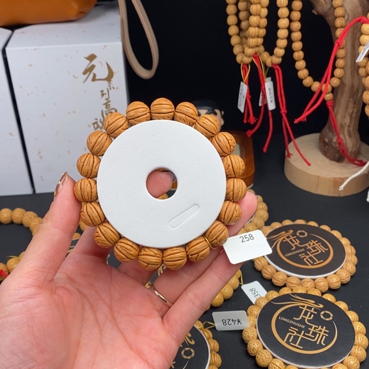 清***者手串桃核古蝉14 （尺寸误差0.5之间）