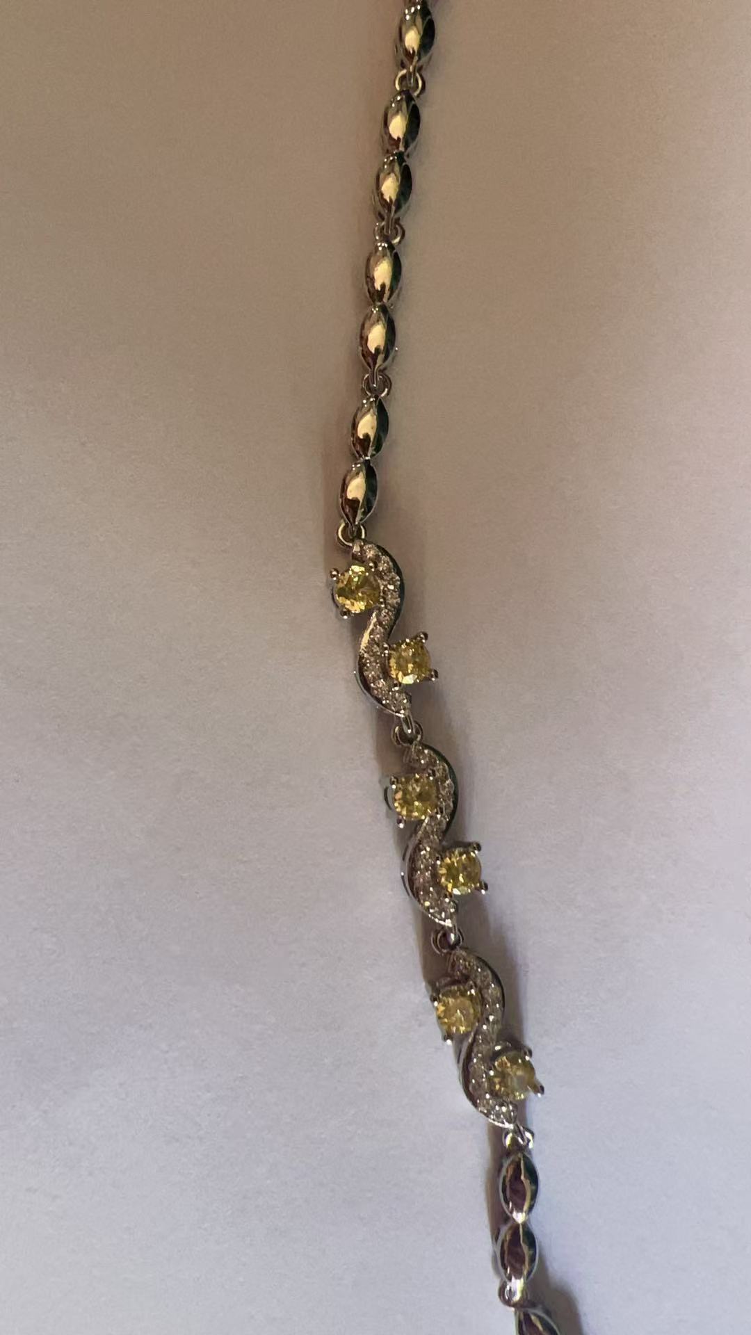 H-621黄水晶轻奢手链