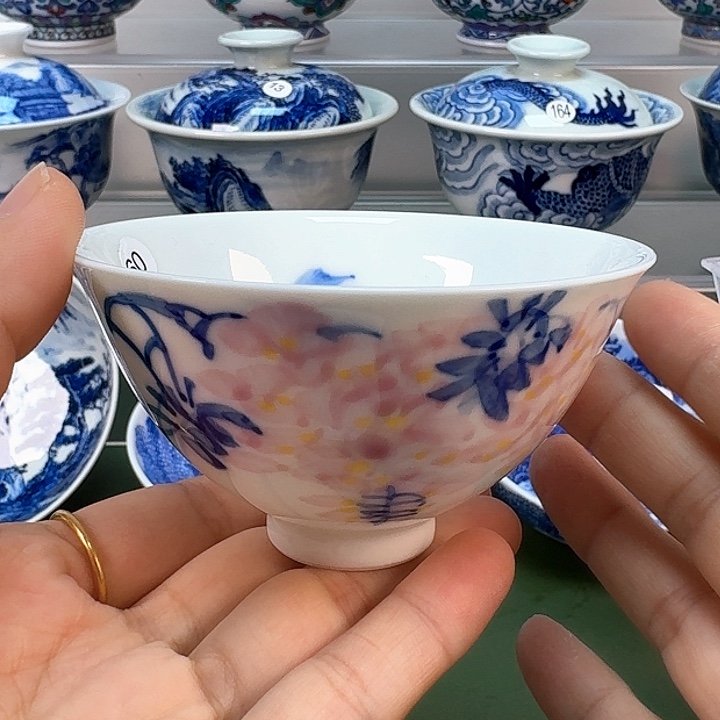 杯木木景德镇纯手绘茶具60