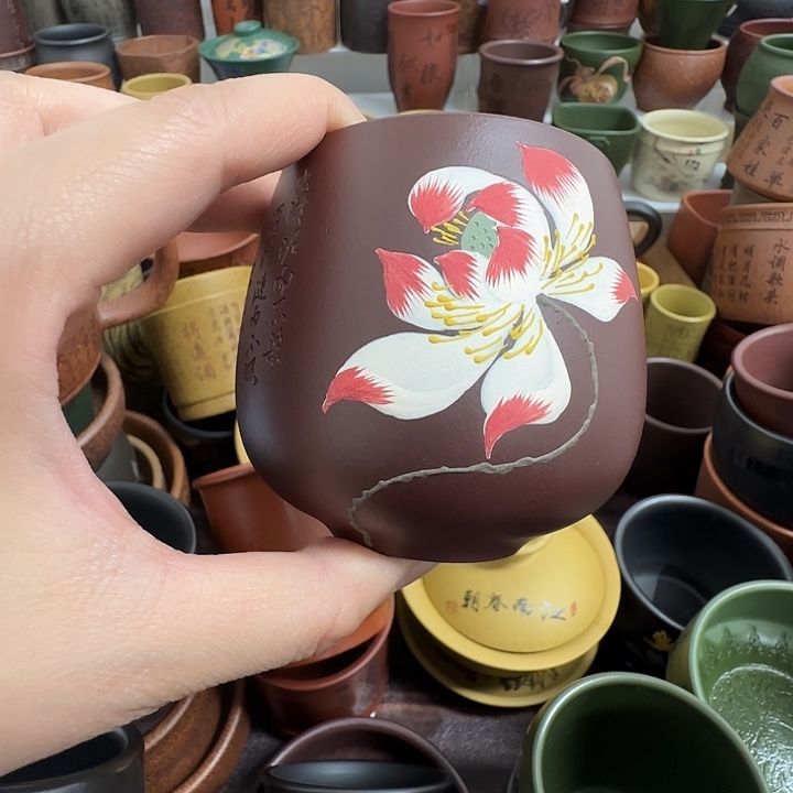 茶杯紫砂紫砂主人杯大放漏！