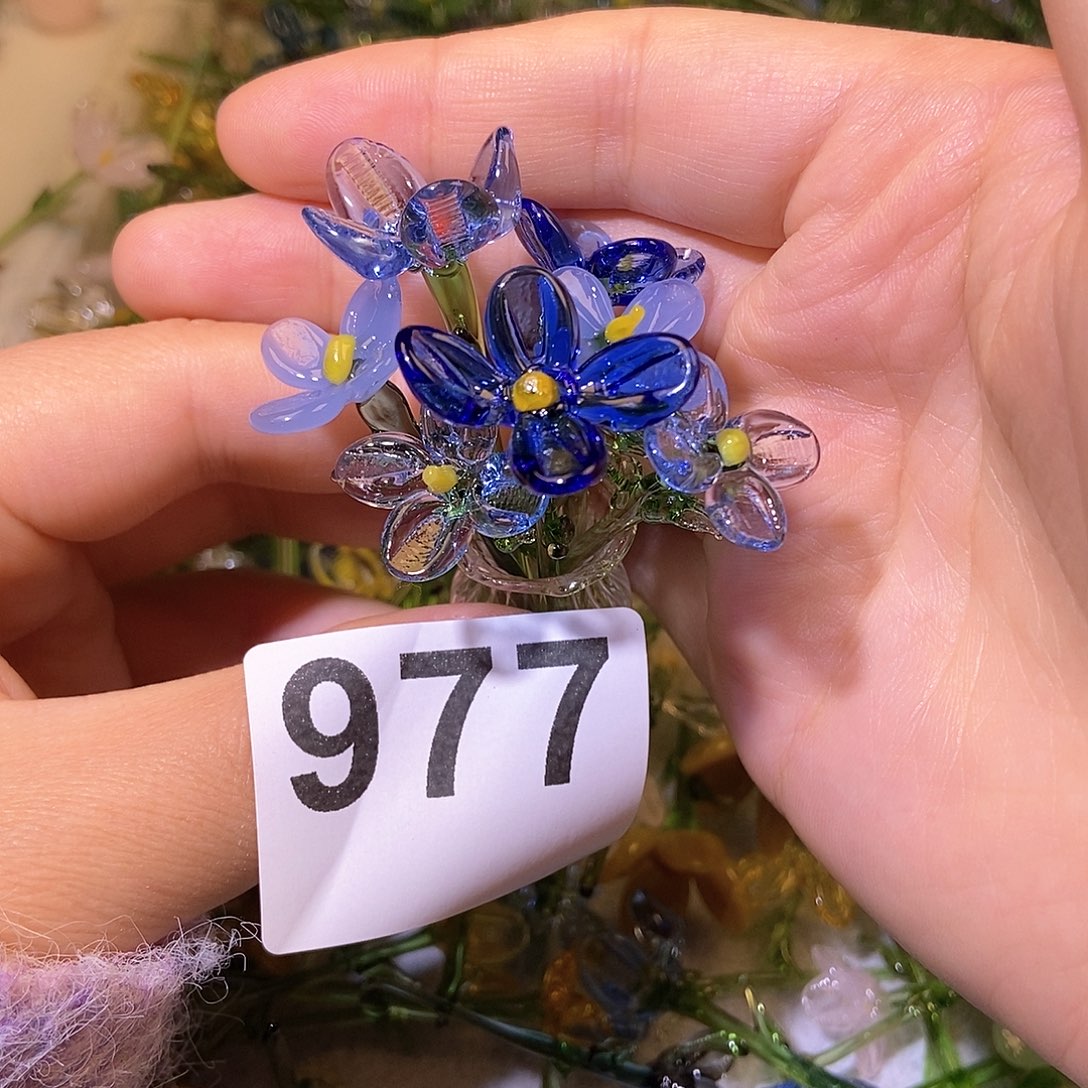 琉璃手工艺品977花瓶