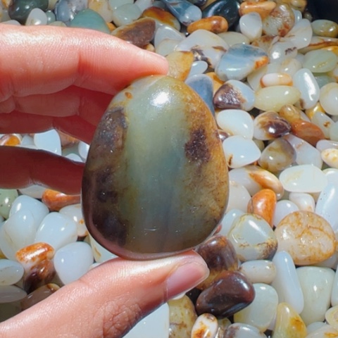 和田玉（糖玉）手链未镶嵌7