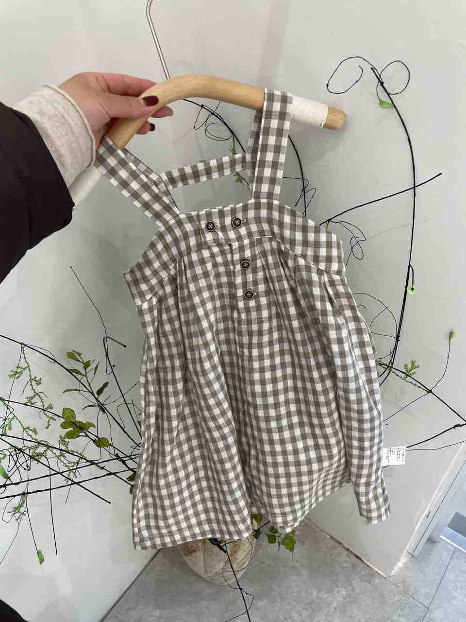 韩版童装小童女童女宝宝夏装裙子吊带裙