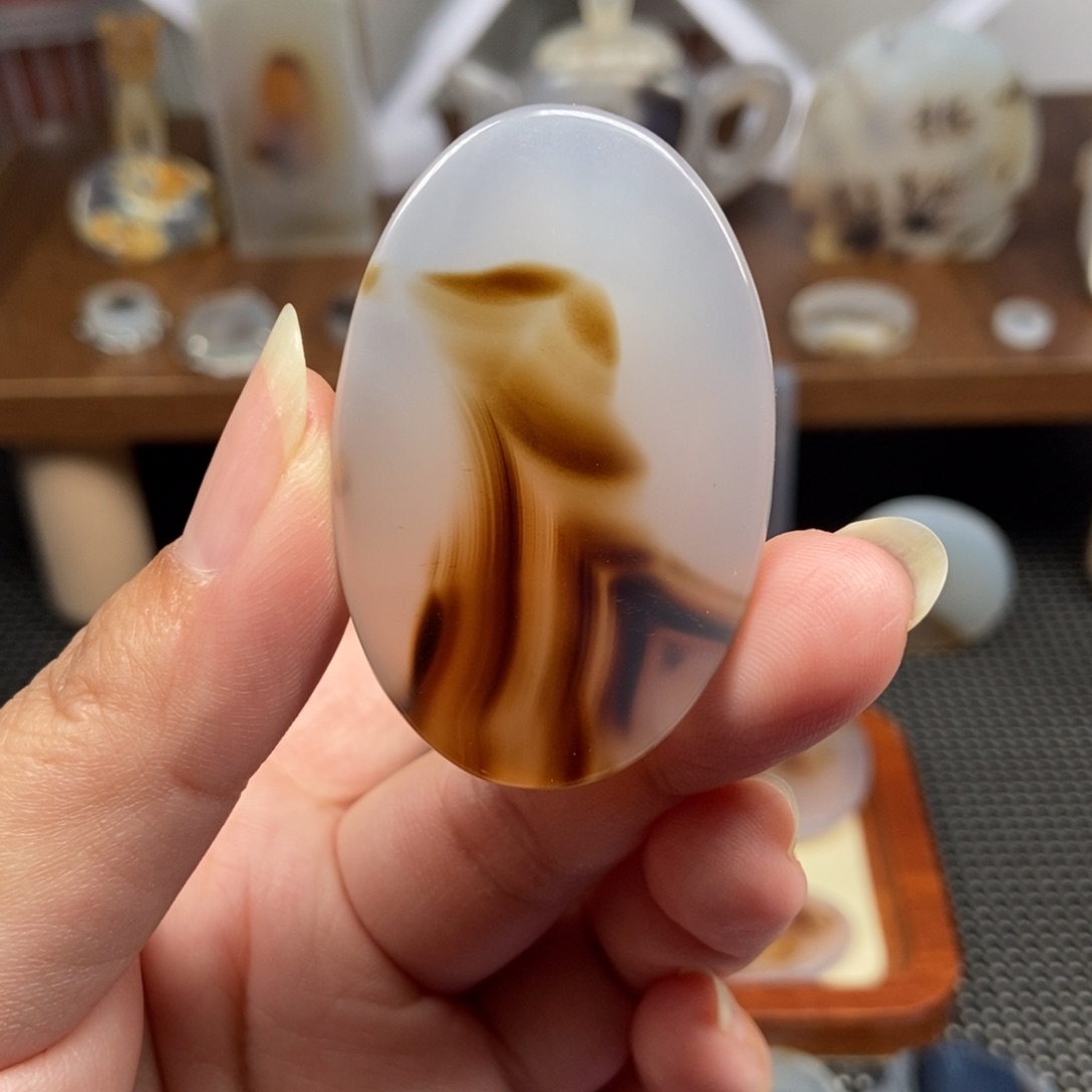 玛瑙/玉髓吊坠(不含链)未镶嵌