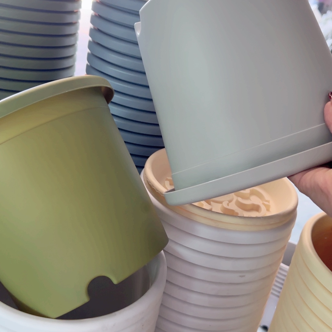 树脂四季盆4#无拖果绿微瑕8