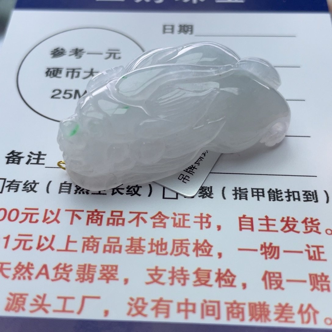 翡翠颈饰未镶嵌翡翠貔貅