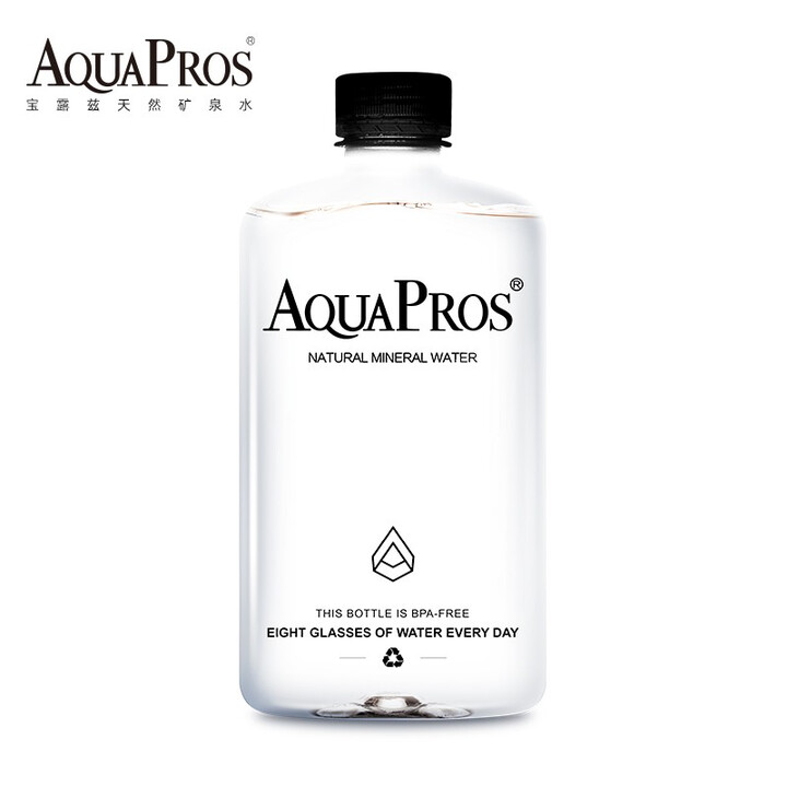 【AQUAPROS宝露兹经典款】420ml*整箱装天然矿泉水；生活/商务必备；老板首选矿泉水；