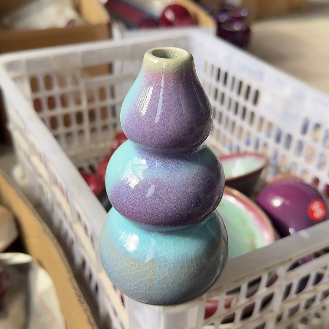 摆件陶郑家钧窑摆件