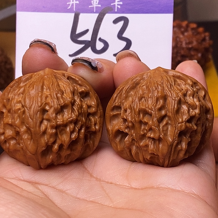 吊坠桃核磨盘38有修s