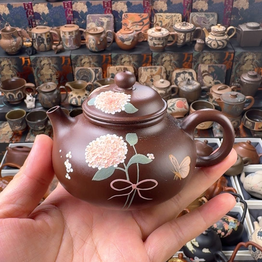 茶壶紫砂150cc原矿精工半手