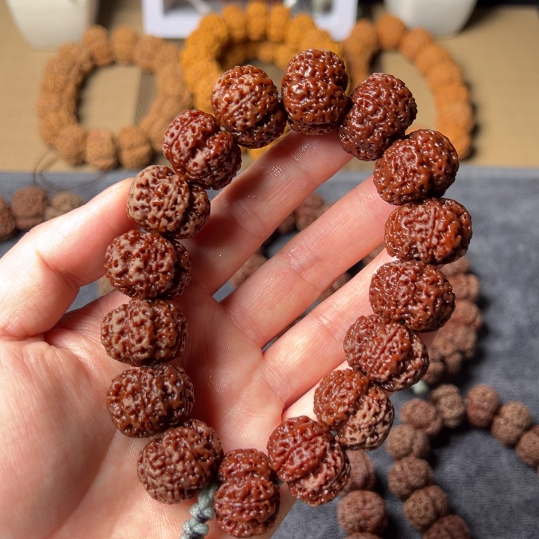 金刚菩提手串22尺寸梁树王次超头