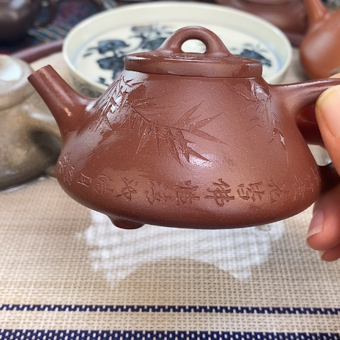 茶壶紫砂黄龙山原矿紫泥制作