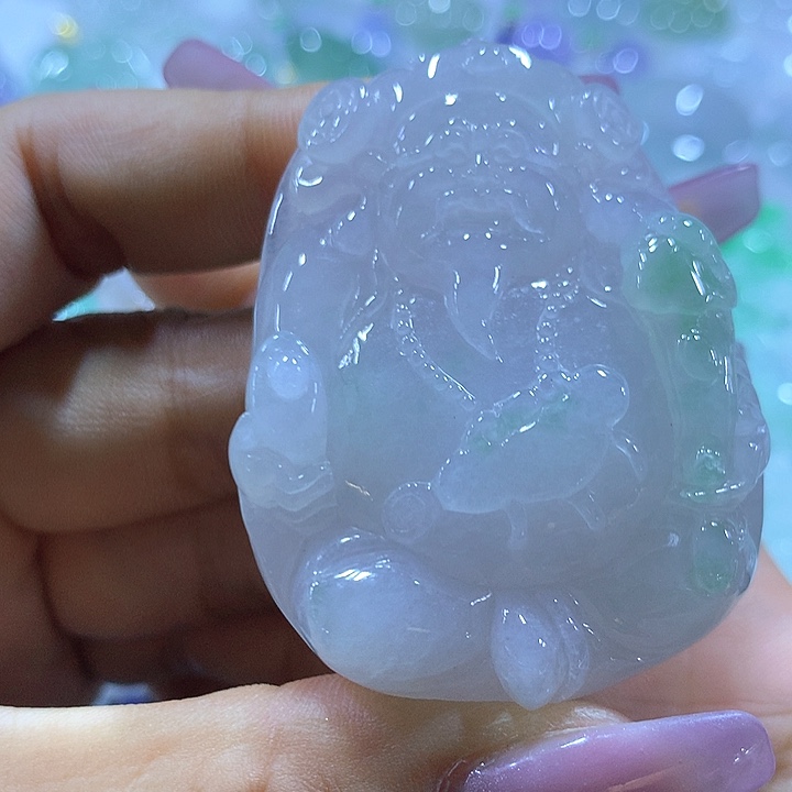 翡翠未镶嵌颈饰天然翡翠A货吊坠