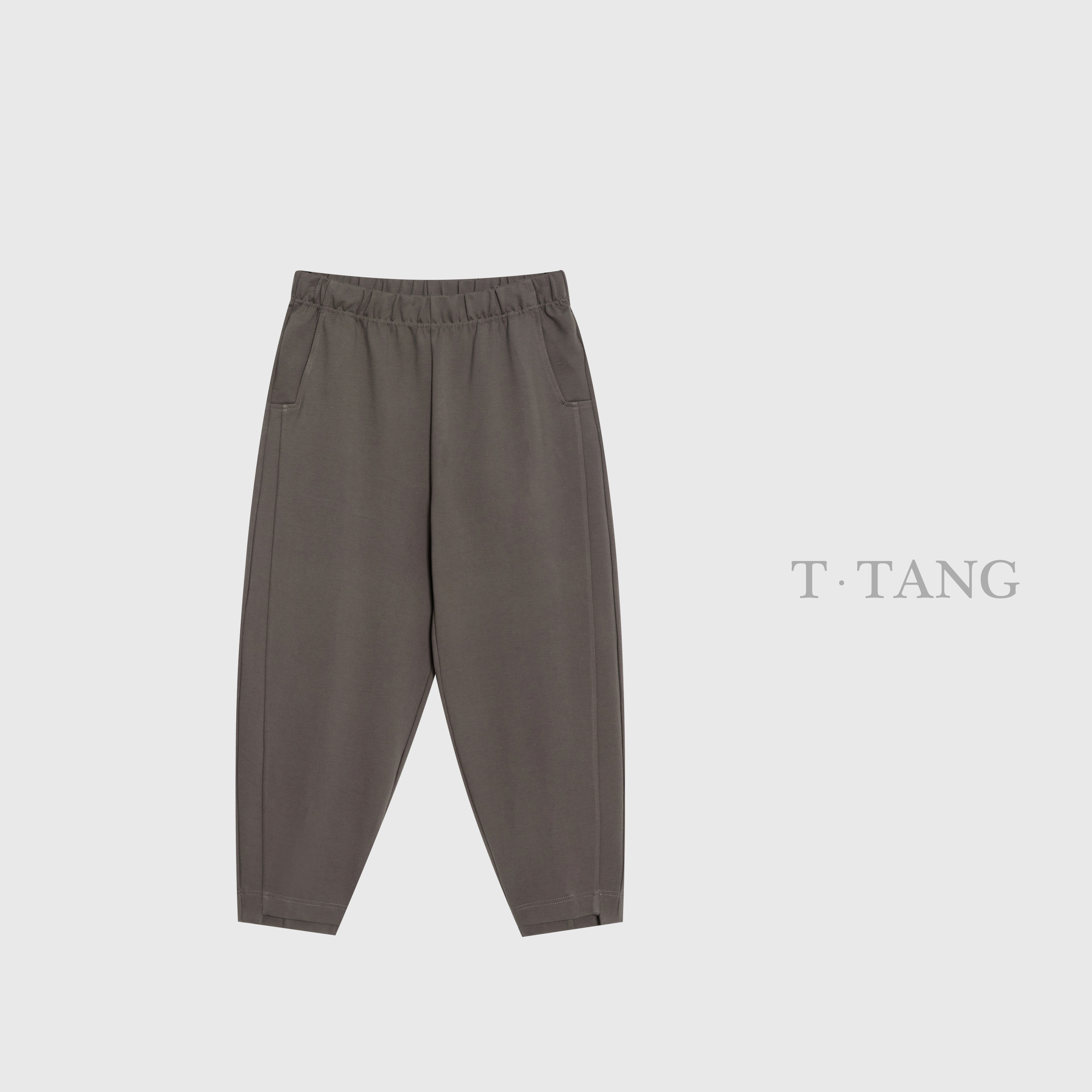 FL秋季420g高密罗马锦棉时尚休闲松紧气泡裤【6117】