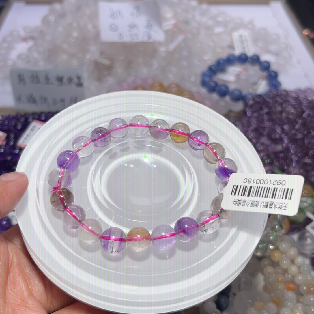 手串水晶未镶嵌超七9m