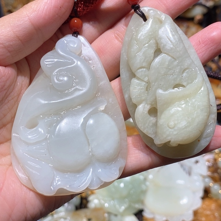 岫玉毛衣链未镶嵌