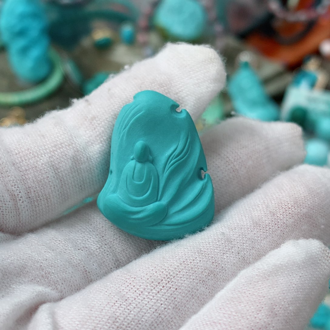 绿松石珠宝奇石未镶嵌