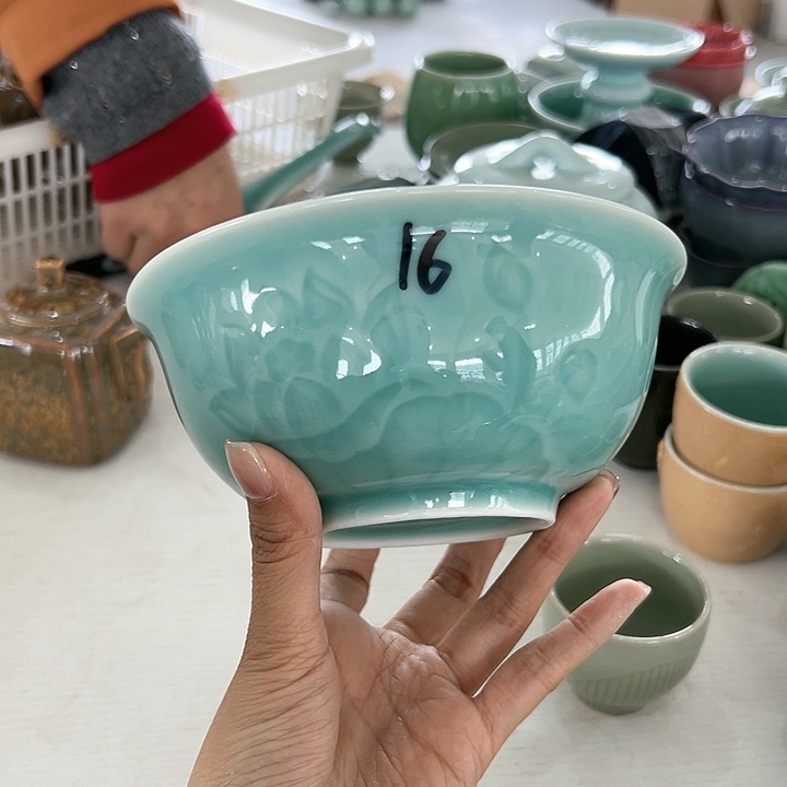 小米茶器龙泉青瓷