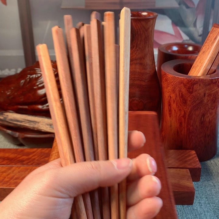 缅甸花梨木筷子10双