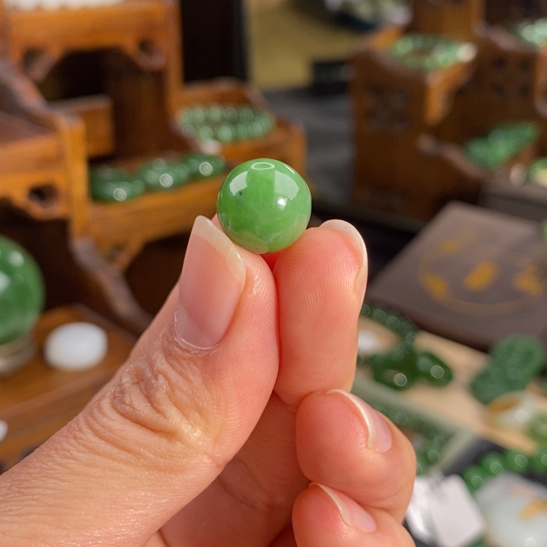 和田玉（碧玉）手链未镶嵌