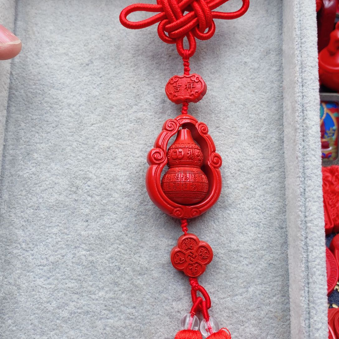 天然辰砂朱砂车挂