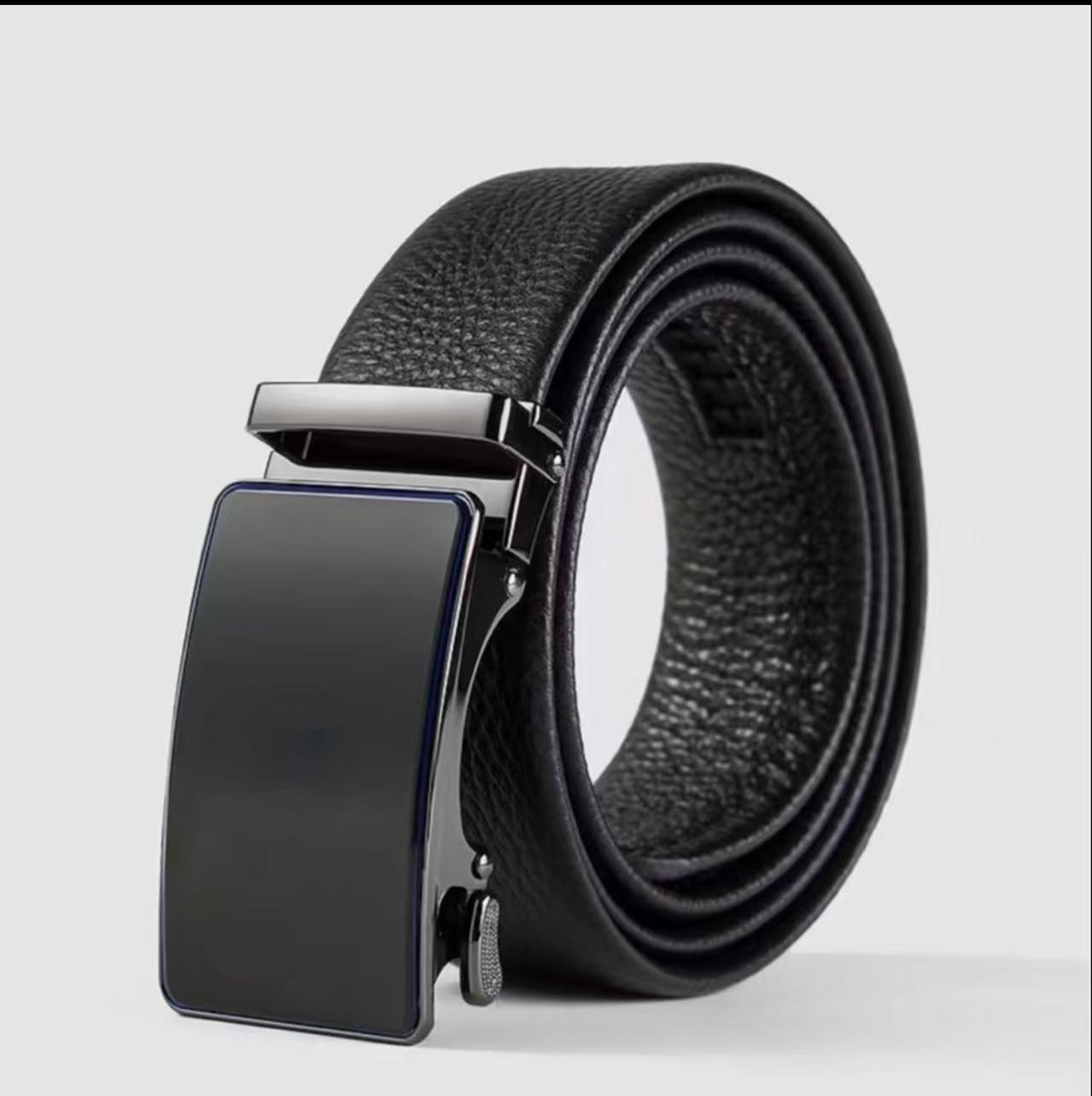 1190 【扣不挑】真皮定制款男士商务腰带 F11