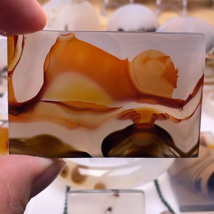 玛瑙/玉髓未镶嵌吊坠(不含链)