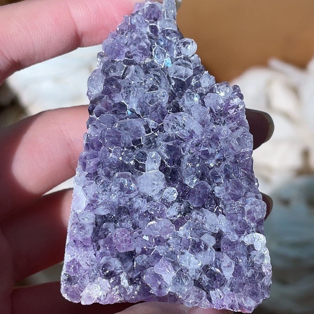 未镶嵌水晶手链紫晶洞6号