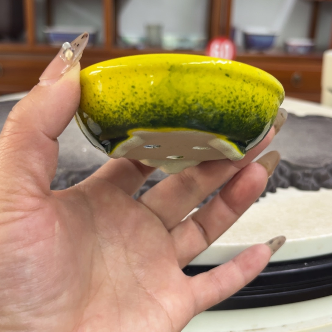 紫砂花盆瑕疵2.5-8。。。