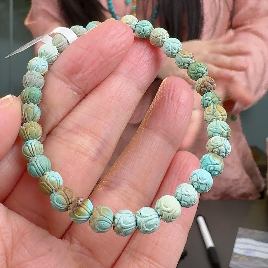 绿松石珠宝奇石未镶嵌