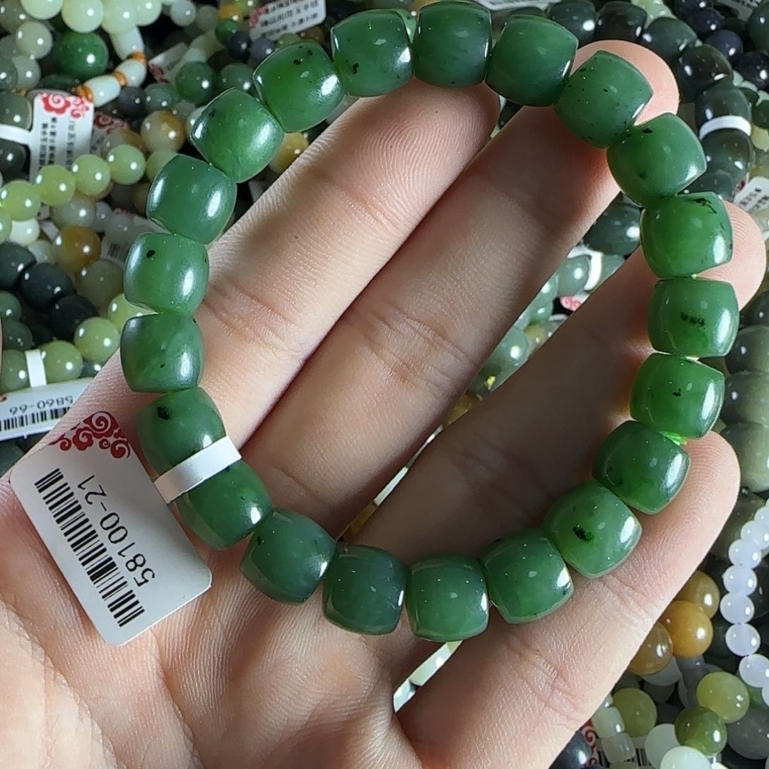 和田玉手链未镶嵌92