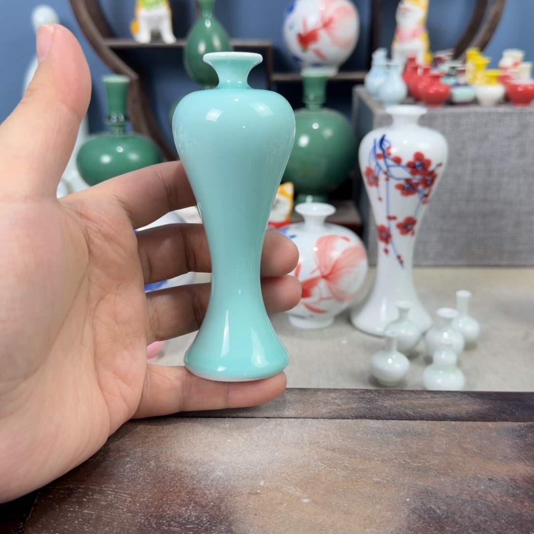 陶瓷手工小花器摆件
