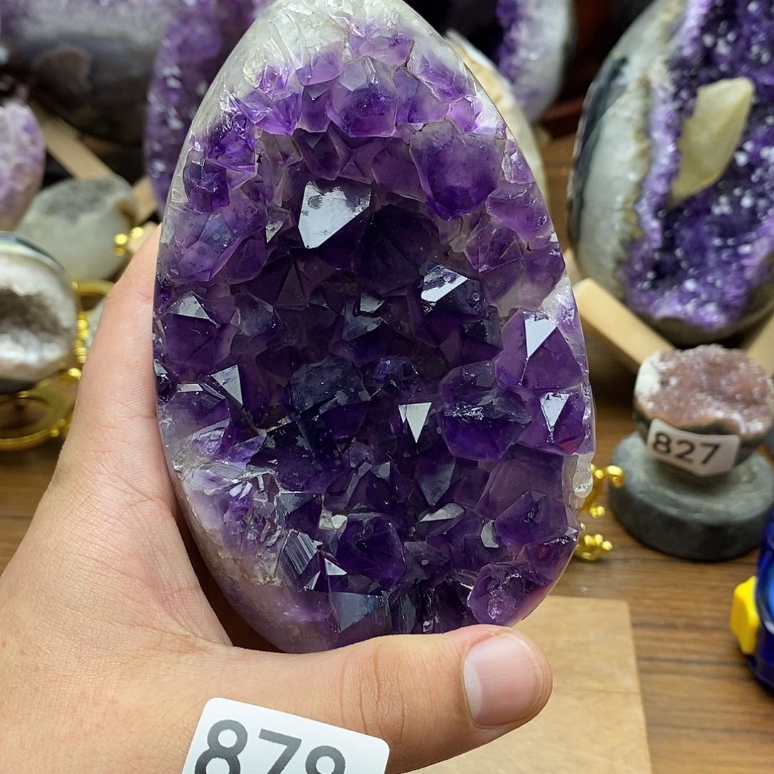 紫晶摆件未镶嵌摆件