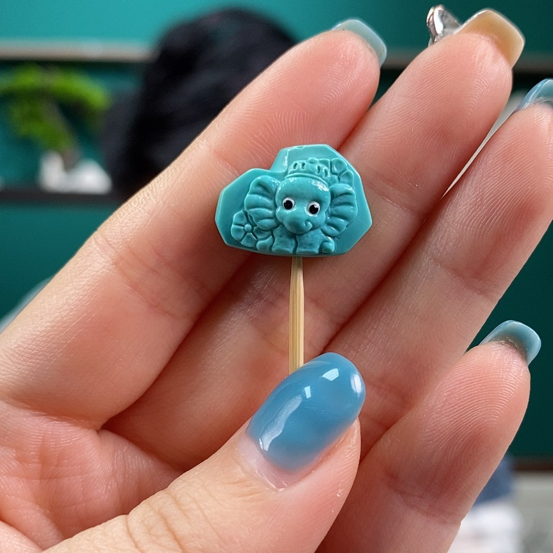 绿松石珠宝奇石未镶嵌