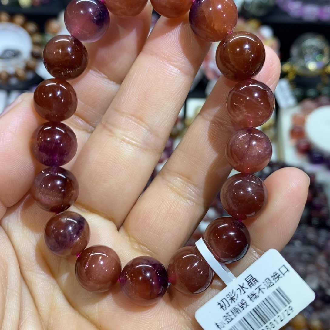 水晶手串未镶嵌菊超七11