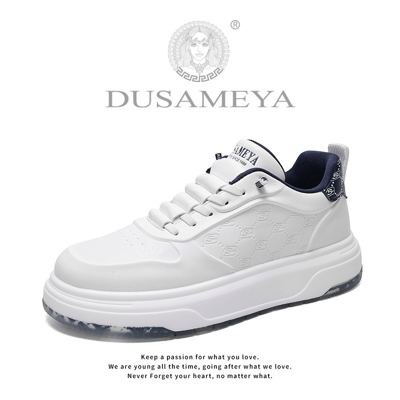 DUSAMEYA/杜莎米娅轻奢时尚经典百搭男士透气厚底增高休闲鞋潮鞋