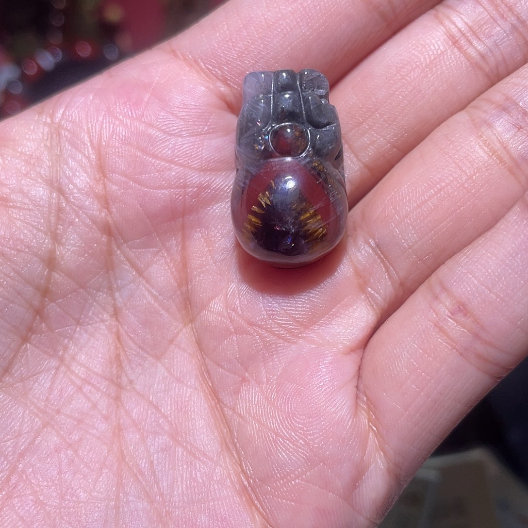 水晶极光貔貅未镶嵌貔貅