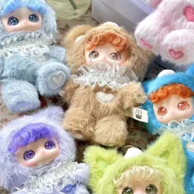 【拆盒】哇撒米-Ugirls系列潮玩毛绒盲盒