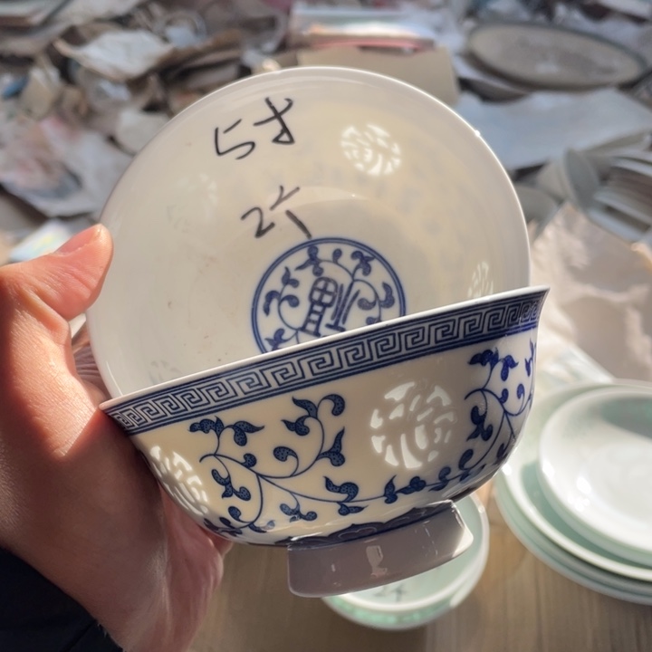 瓷碗景德镇高温细白瓷餐具