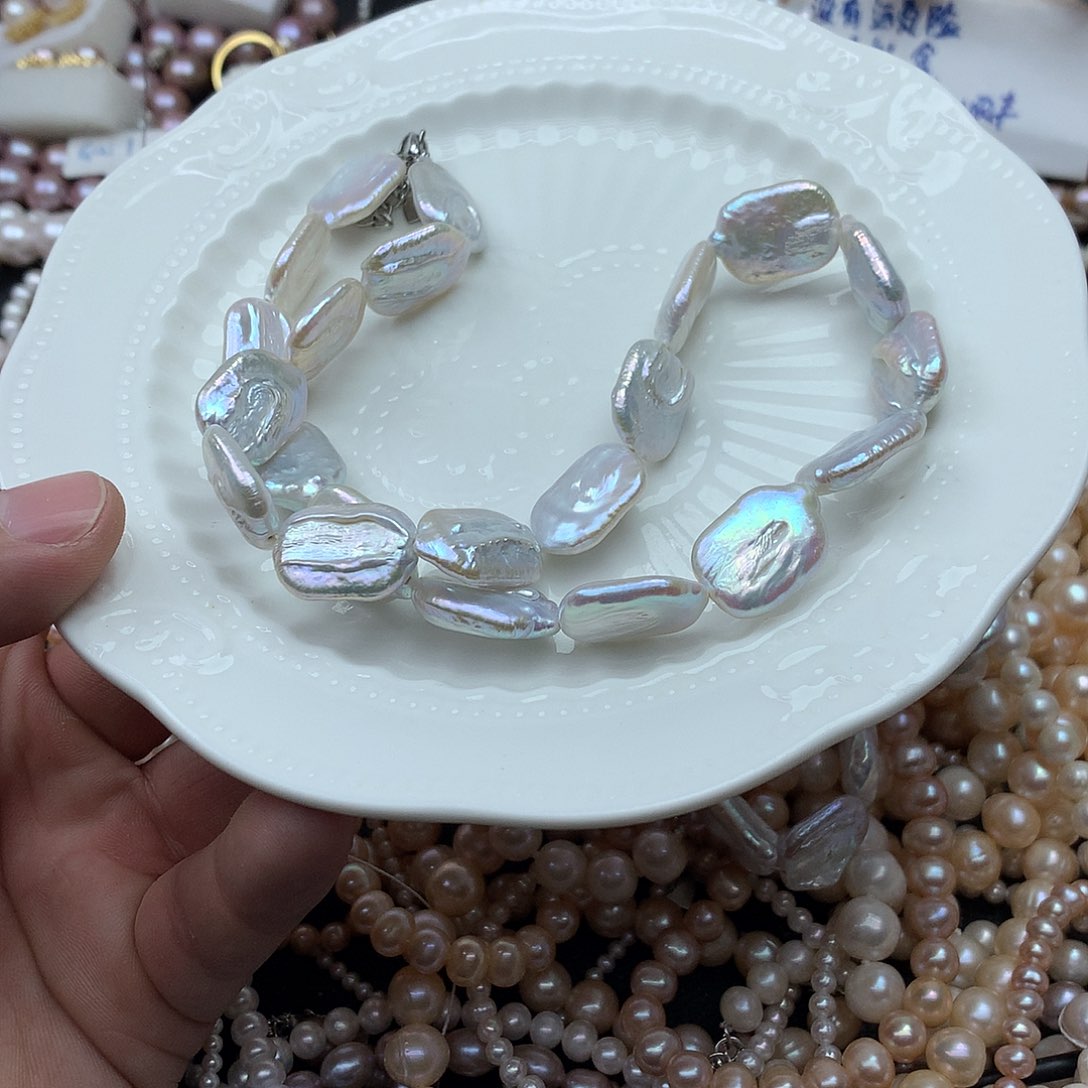 淡水珍珠6-7未镶嵌x10项链