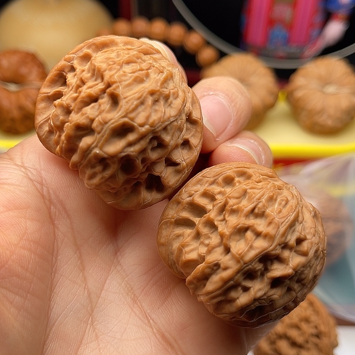 桃核吊坠41石子磨盘