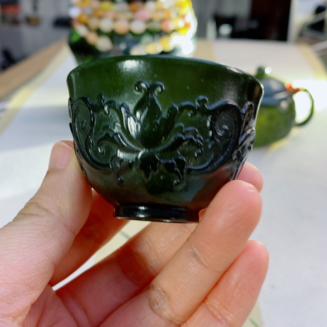 和田玉（青玉）摆件未镶嵌