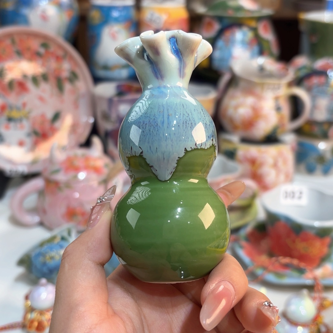 景德镇手绘高温釉下彩陶瓷茶具景德镇手绘高温釉下彩陶瓷茶具