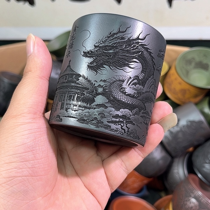 茶杯紫砂全手工紫砂主人杯